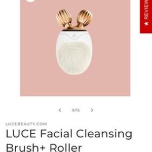 LUCE Dermal Definer - Facial Cleansing Brush+ Roller